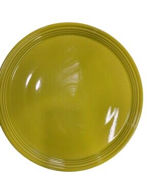 FiestaWare 15" Pizza Tray – Lemongrass | Excellent Condition